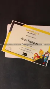 محصول گواهینامه چاپ دیجیتال پیکس