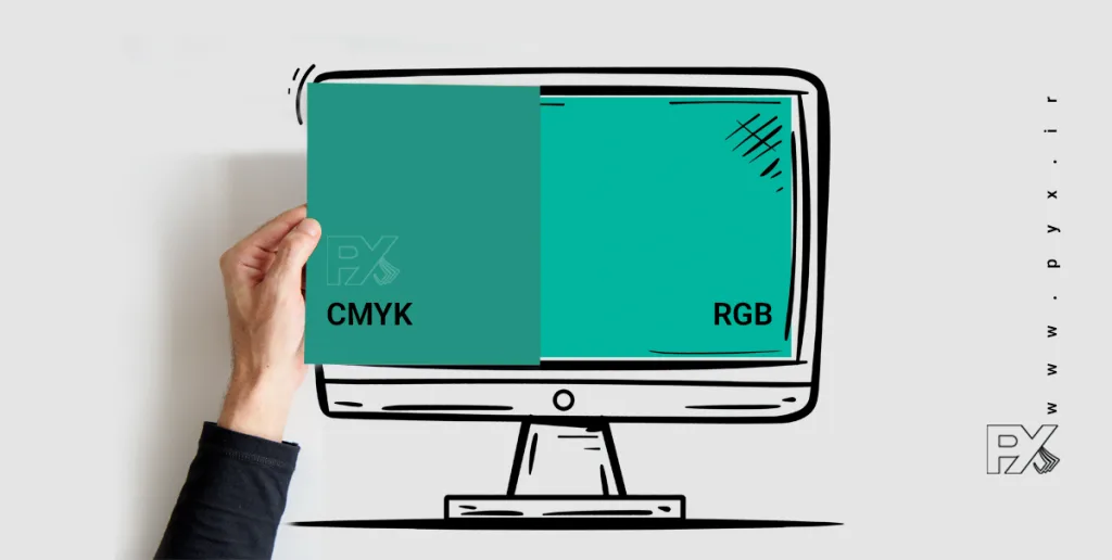 توضیح CMYK و RGB توسط چاپ دیجیتال پیکس